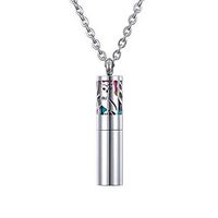 Diffuser Necklace with Dispenser and Container Stainless Steel Aromatherapy Essential Oil Diffuser Pendant Locket Necklace with 8 Pad Jewelry for Women Valentine Day
