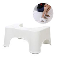 Squatting Toilet Stool, Non Slip Squatty Potty Bathroom Toilet Step Stool, 42x26x17cm