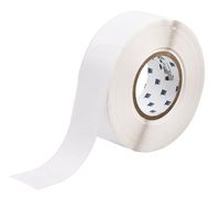 Brady THT-106-483 2" Width x 300' Height, B-483 Ultra Aggressive Polyester, Gloss Finish White Thermal Transfer Printable Label