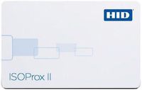 HID Corporation 1386 ISOProx II PVC F and G Gloss Finish Imageable Proximity Access Card, No Slot Punch, 2-1/8" Length x 3-23/64" Height x 3/128" Thick, Plain White (25 Pack)