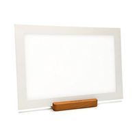 15,000 Lux A4 Size Sunlight Therapy Table Lamp Natural Energy Light Therapy Happy Health Bright Light Box Adjustable Portable