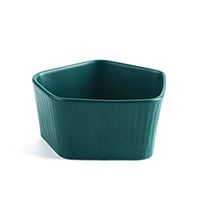 AXZHYX Bowl Nordic Ceramic Shaped Tableware Snack Plate Dish Breakfast Plate Fries Dish Retro Creative Irregular Western Food Plate Hotel Tableware Home Noodles Boiled Fish Soup Bowl