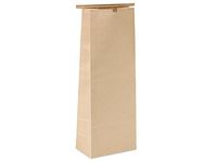 Tin Tie Coffee Bag 500 Count - 5 LB - Kraft