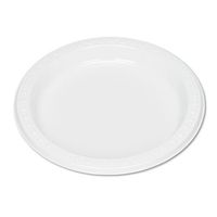 Tablemate - Plastic Dinnerware, Plates, 7" dia, White, 125/Pack 7644WH (DMi PK