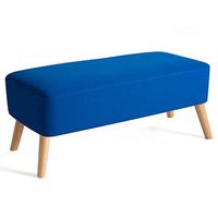 Test shoes table Dressing bed end stool Sofa stool clothing store Solid wood shoe bench Change shoe bench Suitable for different occasions Detachable cloth cover Bath & Shower Aids