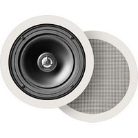 Definitive Technology UIW64/A Round in-Ceiling Speakers (Pair, White)
