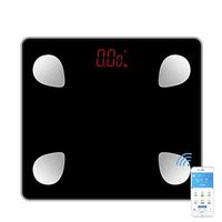 Lfsp Bathroom Scales, Body Fat Scale, Bluetooth Intelligent Digital Scales, Body Composition BMI, BFR, Muscle, Bone Analyzer 29.5cm × 26.5cm (Color : A)