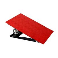 Adjustable Curb Ramp, 13-20cm Liftable Ramp Mat, Portable Steel Metal Multi-Function Service Step Triangle (Color: Red, Size: 30 40 20cm)