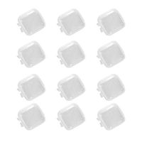 HEALLILY Square Mini Clear Plastic Bead Storage Containers Box Case with lid for Items Transparent Storage Box Jewelry Boxes Beads Container Plastic Earplug Box 12PCS