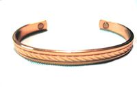 Solid Thick Copper Bracelet Powerful Magnets in Cuff Bangle Style for Men or Women