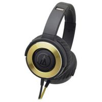 audio-technica SOLID BASS Portable Headphone Black Gold ATH-WS550 BGD