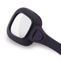 DUBYU Professional Magnification Magnifier Rubber Handle Exquisite Quality 5× Zoom with Light for Reading and Repairing Antique Jewelry Identification