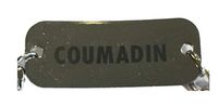 Coumadin Stainless Steel Medical ID Bracelet or Necklace by (Bracelet)