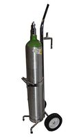 FWF Oxygen CART W/Bed Hook Holds 1 (D OR E Style) Cylinder Diameter 4.3" Made in USA