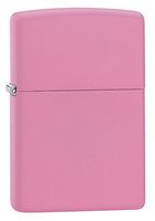 Plain Pink Matte Zippo Lighter