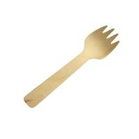 YouCY Disposable Wooden Forks, 100% All-Natural, Eco-Friendly, Biodegradable, and Compostable Banquet, Buffet, Catering, and Daily Life 1 Pack