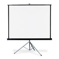 Quartet Portable Tripod Projection Screen, 50 x 50 Inches, High-Resolution, Matte Surface (550S)
