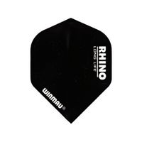 Winmau Rhino Long Life Standard Extra Thick Dart Flights (3 Sets of 3-9 Flights) (Black)