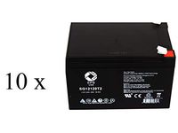 SPS Brand 12V 12Ah Replacement Battery for Free Rider FR 168-FA Wheelchair (10 Pack)