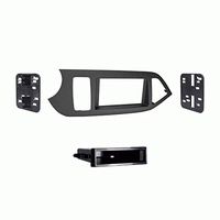 Metra Electronics 99-7370B Radio Installation Kit ISO DIN Radio Provision w/Pocket For Use w/Kia Picanto 2015-2020 Radio Installation Kit