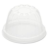 Dart 12HDLC D-T Sundae/cold Cup Lids, Fits Foam Cups, Clear, 1,000 Lids/ct, 50/pk, 20pk/ct