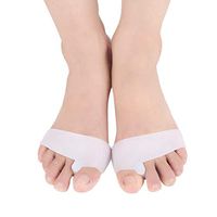 Healifty Feet Care Tool 2 Pairs of Big Toe Separator Hallux Valgus Overlapping Correctors Bunion Corrector Metatarsal Pad