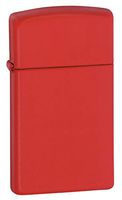 Zippo Slim Red Matte Pocket Lighter