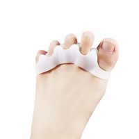 Toe Separator,Toe Separator Rubber, Toe Stretchers, Toe Spacers,Used for Cushioning and Relieve Bunion Pain Hallux Vagus (1 Pair)