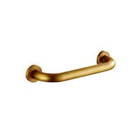Copper Bathroom Handrail Elderly Golden Bathtub Grab Bars Racks Bathroom Towel Rack Anti-Slip Handle (Color : Brass)