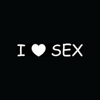 I LOVE SEX Sticker Car Window Vinyl Decal Funny Cute Single Man Woman Nympho LOL - Die cut vinyl decal for windows, cars, trucks, tool boxes, laptops, MacBook - virtually any hard, smooth surface