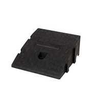 Easy Edge Threshold Ramp, Splicable Car Uphill Pad, Trolley Curb Ramps Multi-Purpose Slope Mat Hospital Service Ramp 7/11 / 13cm (Size: 25 27 11cm) (Color : Black, Size : 252711CM)