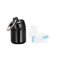 FESTNIGHT Ear Plugs, Noise Cancelling Hearing Protection Silicone Earplugs Reusable for Sleeping Snoring Concerts Music Festivals Clubs, with Aluminium Box, 1 Pair