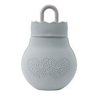Mini Silicone Hand Warmer 280ml Capacity Portable Small Hand Warmer Hand Water Heater-Gray_160 * 110 * 60 mm