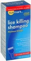 Lice Shampoo sunmark 4 oz. Bottle