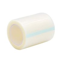 Breathable PE Self-Adhesive Fixation Tape Bandage for Wound Care, Transparent 2" x 5.5 Yards (6 Rolls)