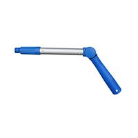 Globalwells Adjustable Pole/rob Mop Pole Cranked joint short Handle Telescopic Window Cleaning wiper and Squeegee