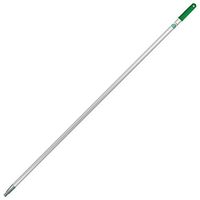 61" Aluminum Threaded Handle, Silver, 1/Each