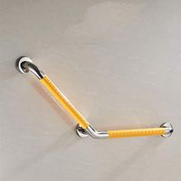 WZHONG Bathroom Handrails, Old People, Safety, Non-Slip Handle, Barrier-Free Antibacterial, Constant Temperature 4949cm (Color : Yellow)