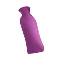 Warm Classic Small 1 L Hot Water Bottle with Velvet Cover - Light Purple