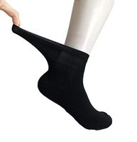 Jorbasado Bamboo Men Ankle Diabetic/Dress Socks for with Seamless Toe, (10-13) Medical,Varicose Veins(5 Pairs)