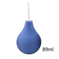 YC-MASSAGE Premium Anall Douche for Women and Men Environmentally Friendly Spherical Enemas Bulbs (Color : Blue, Size : 89ml)