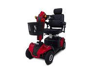 EV Rider CITYRIDER is a Compact Electric Scooters for Adults, Stylish Design and incorporates Excellent Features for an Impressive Scooter with Safecastle Stainless Steel Sports Water Bottle-Red