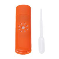 Tebatu USB Car Essential Oil Diffuser Humidifiers, Mini Essential Oil Diffuser for Office Home Spa Yoga 7x2.2cm