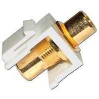 Skywalker Signature Series Keystone RCA Female to RCA Female with Yellow Band, White