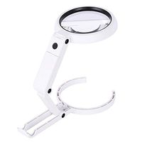 Activane LED Lighted Magnifier Clip On DEST Reading, Repair,Tasks, Crafts Magnifier Hands Free