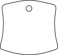 Orfit Classic Precuts, Gauntlet Immobilization Splint, 1/12" Micro Perforated - Medium - 1 Each / Each - 24-5660-1