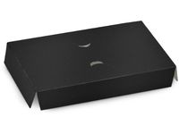 Black Embossed Gift Card Insert Holders 5-5/16x3-13/32x13/16" (2 Packs; 50 Inserts Per Pack) - WRAPS-14GCIB