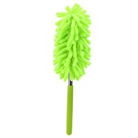 Whitelotous Microfiber Hand Duster Extendable Washable Clean Brush Duster for Car Computer Desk(Green)