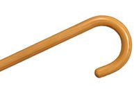 Wood Cane With Tourist HandleNatural Stain