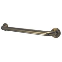 Kingston Brass DR214182 Designer Trimscape Milano 3-Layer Flange 18-Inch Grab Bar with 1.25-Inch Outer Diameter, Polished Brass